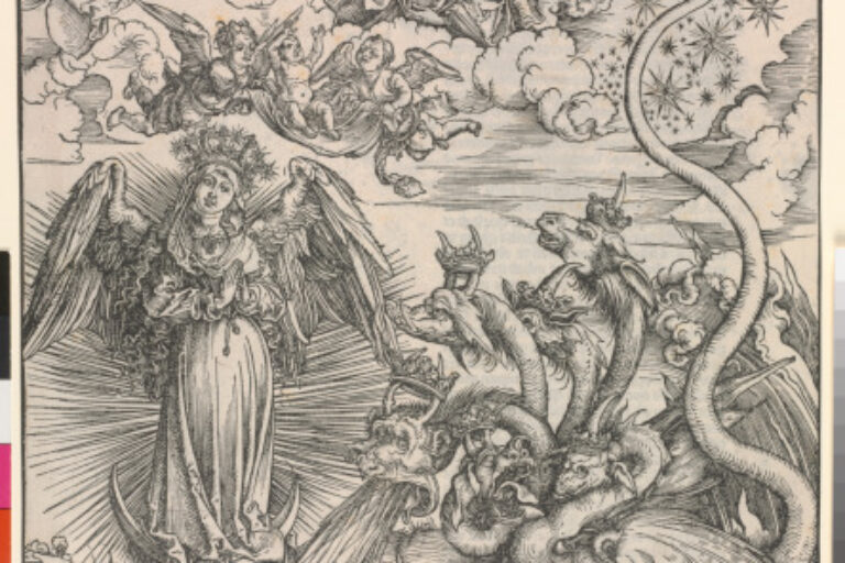 THE WOMAN OF THE APOCALYPSE AND THE SEVEN-HEADED DRAGON