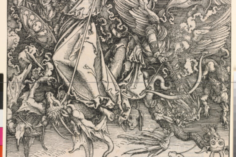 SAINT MICHAEL FIGHTING THE DRAGON