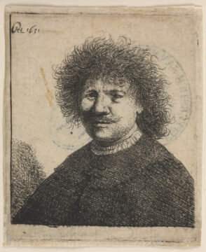 Self-Portrait in a Cloak with a Falling Collar: Bust