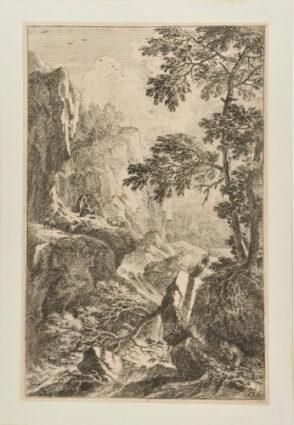 Plate 2 from the series “Landscapes in the Manner of Salvator Rosa”