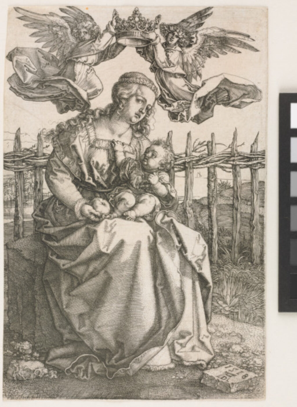 The Virgin Crowned by Two Angels