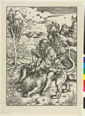 Samson Killing the Lion