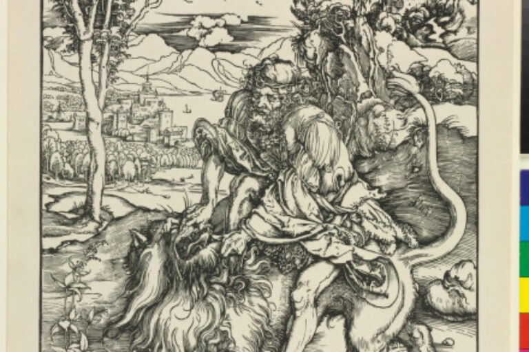 SAMSON KILLING THE LION