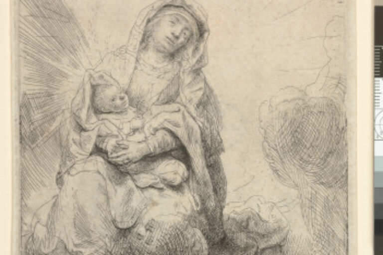 VIRGIN AND CHILD IN THE CLOUDS