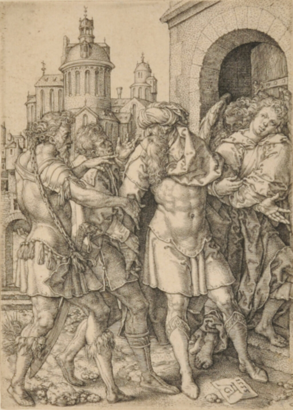 Lot Reproaching the Inhabitants for Their Violence