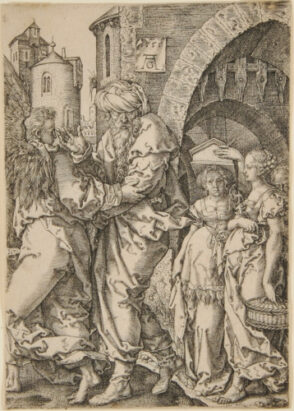 Lot Leaves Sodom with his Family