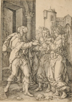 Lot Receiving the Angels