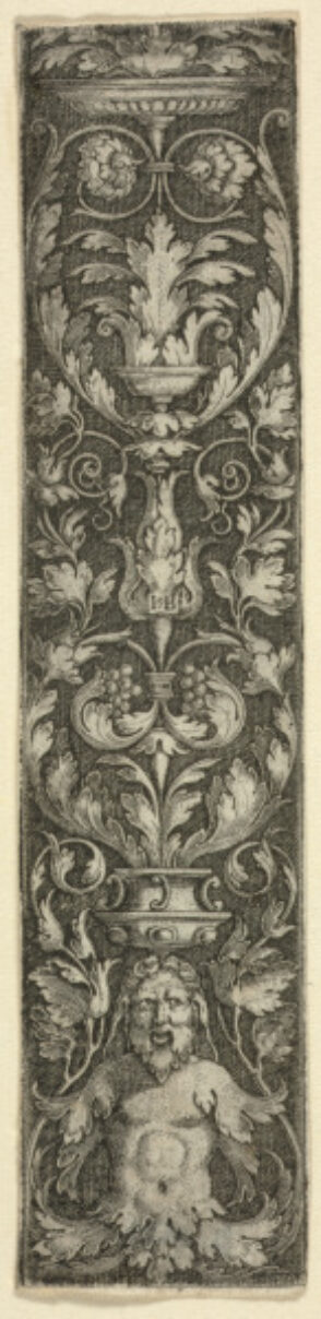 Ornament with Fantastic Male Figure