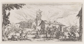 Pillage et Incendie d’un Village