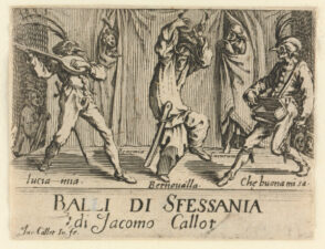 Title Plate from the Series “Balli di Sfessania”