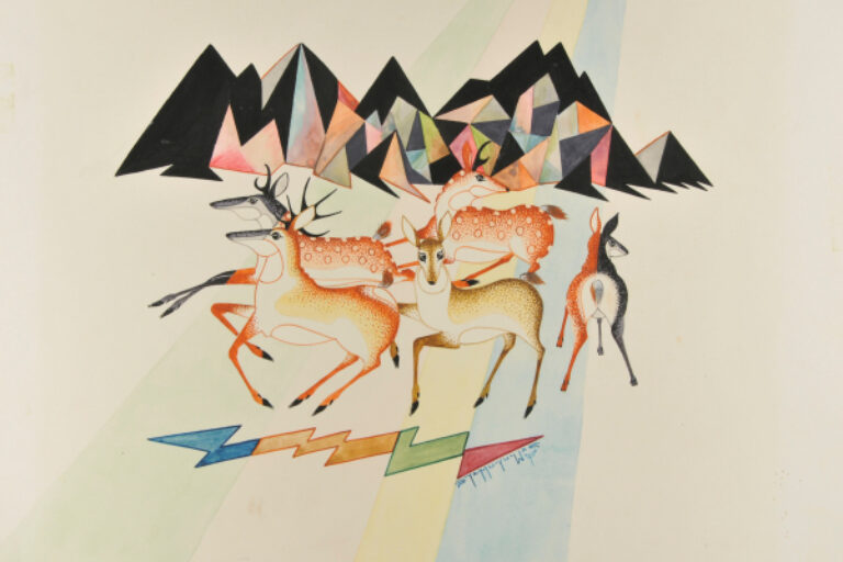 DEERS N N'TO'LOPES WUN'DERS O'ER THE MOUNT'EEN C'NERI