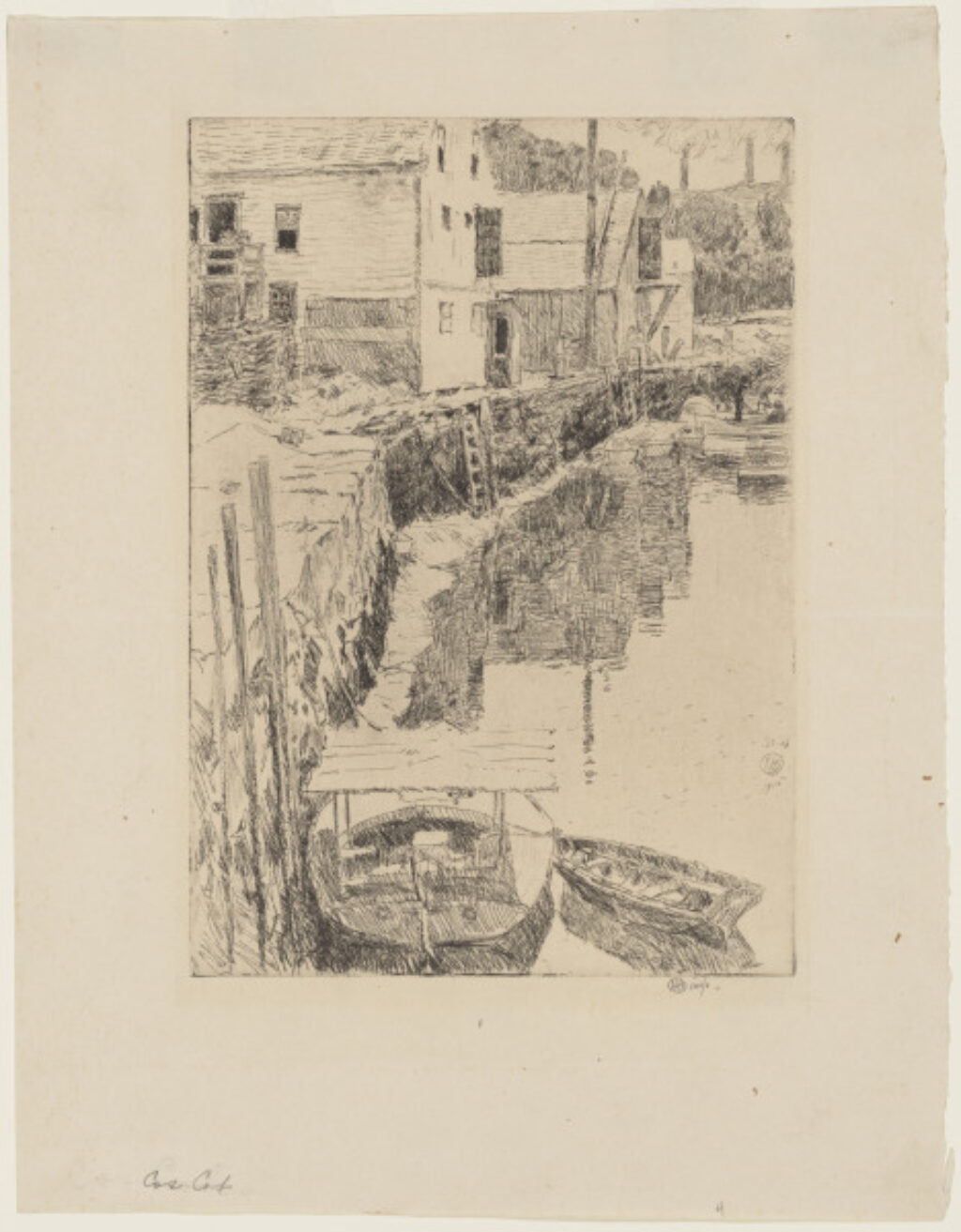 Cos Cob Dock (Kerr Eby’s Studio) - Image 1