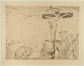 Le Christ agonizant, tormenté par les demons