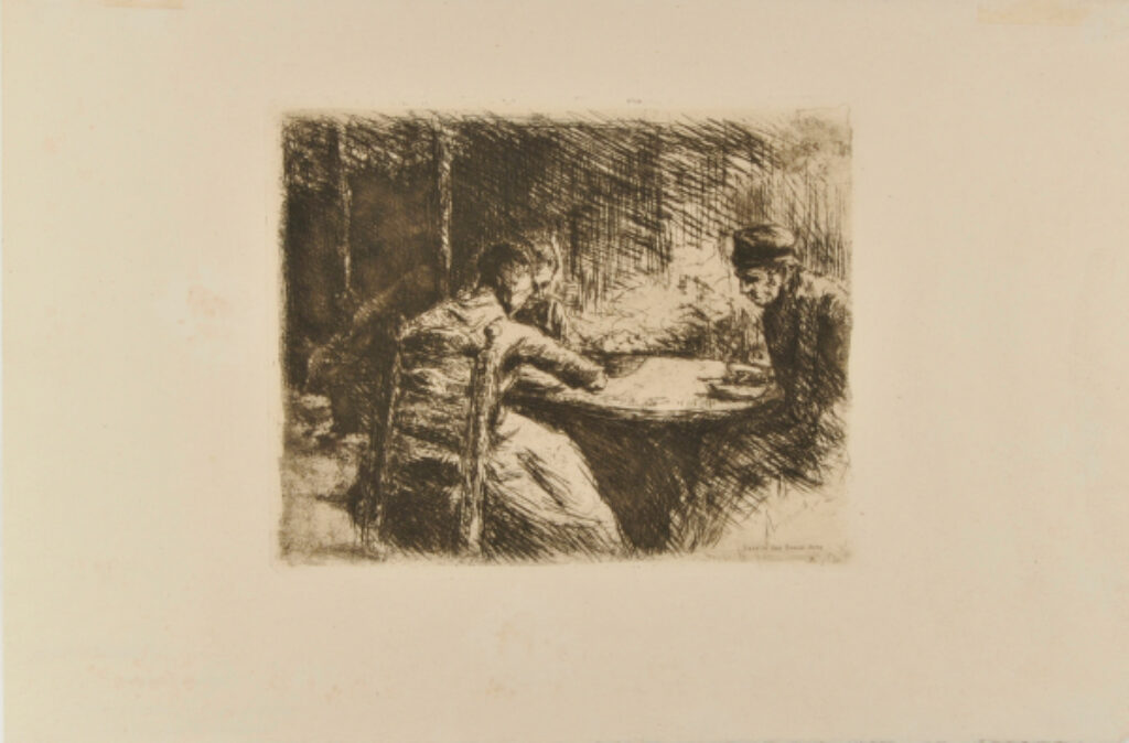 Interieur (3 personnages autour d’un table)