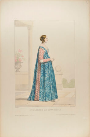 Italienne au XIV siecle