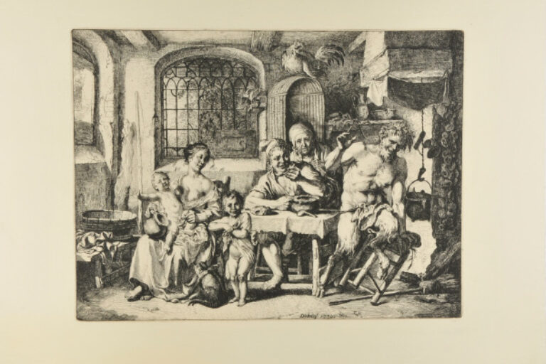SATYR IN THE PEASANT'S HOUSE