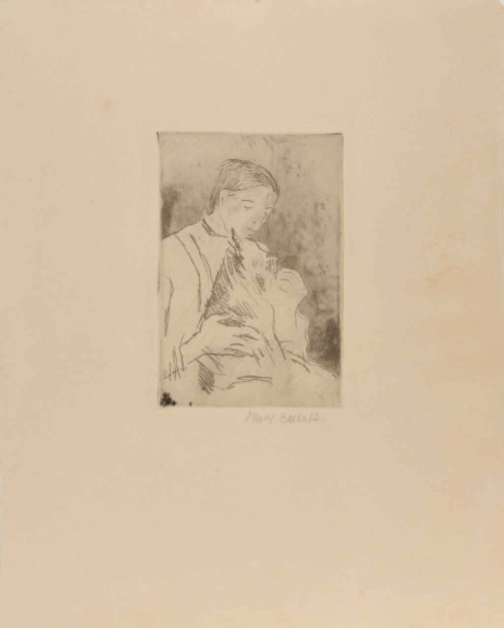 Mathilde Feeding a Dog (No.2)