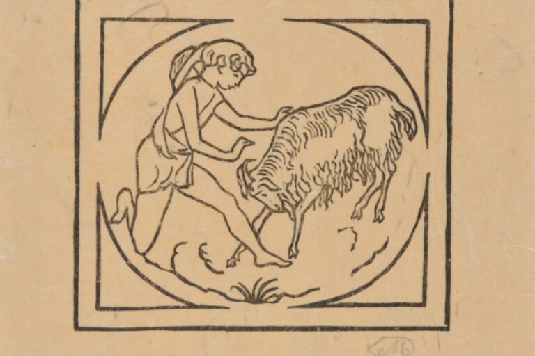 TITYRUS AND HIS BUCK (TITYRE ET SON BOUC)
