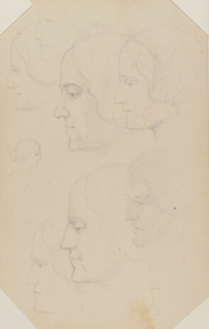 Female Profile Head Studies