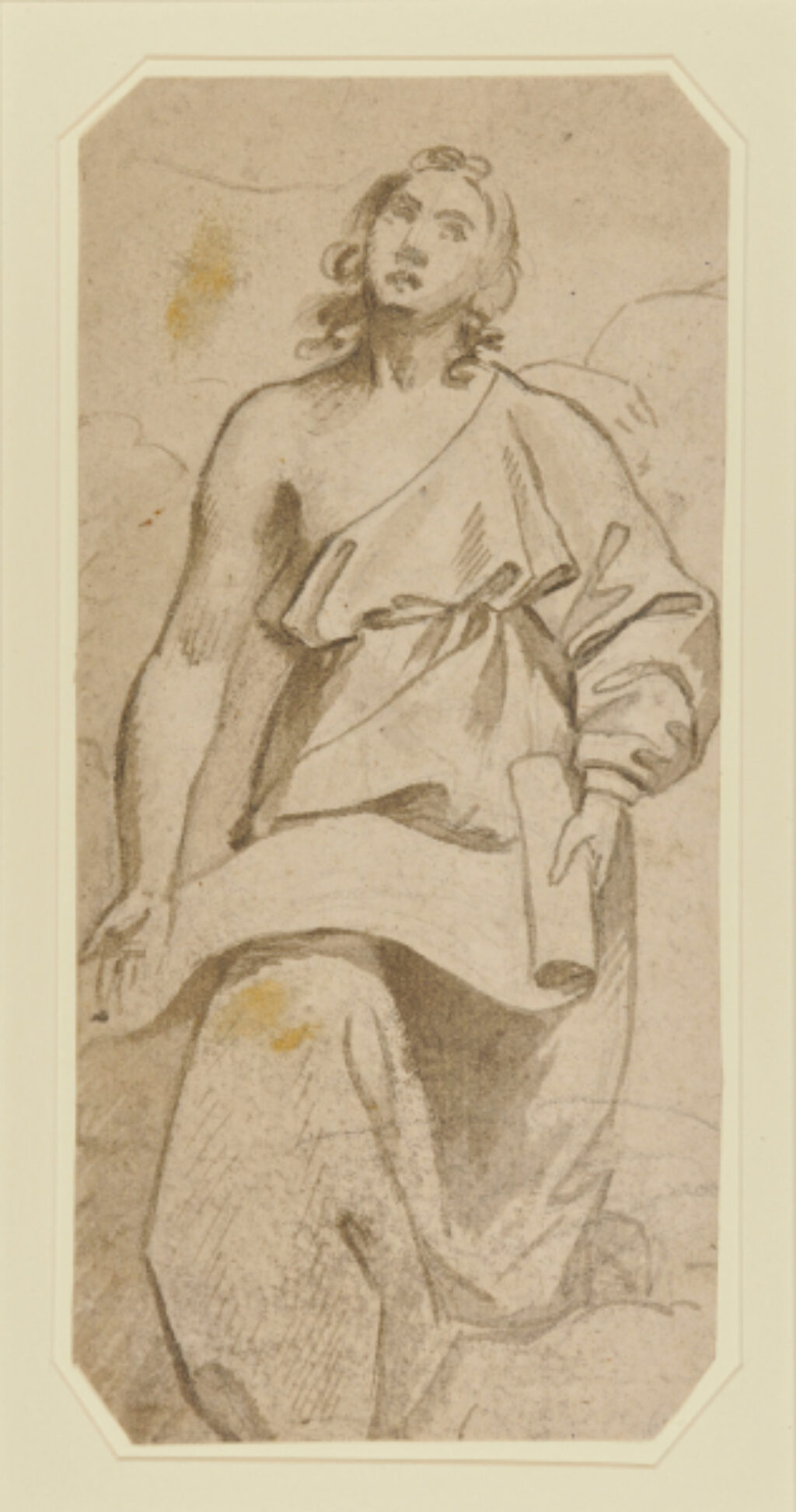 Angel (Study for an Altarpiece of the Annunciation to the Shepherds, Rochester Cathedral)