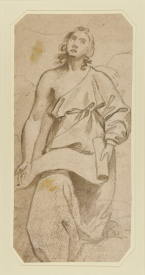 Angel (Study for an Altarpiece of the Annunciation to the Shepherds, Rochester Cathedral)