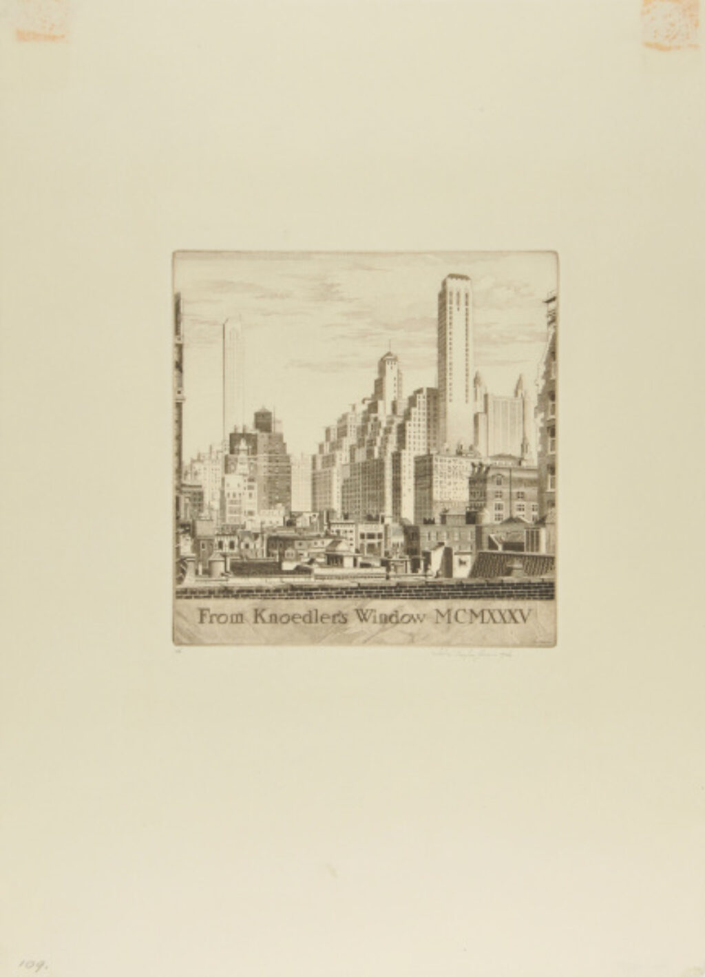 From Knoedler’s Window