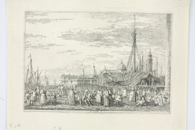 Marche sur la Piazetta, a Venise