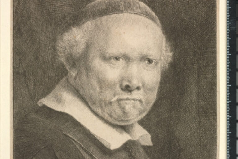 LIEVEN WILLEMSZ VAN COPPENOL, WRITING-MASTER: THE LARGER PLATE (PLATE CUT DOWN)