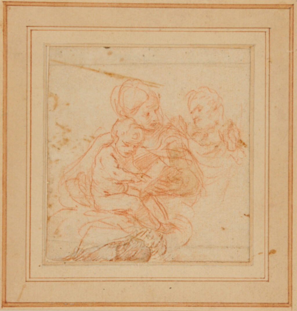 Sketch of Madonna and Child