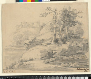 Rocky Slope and Ruins