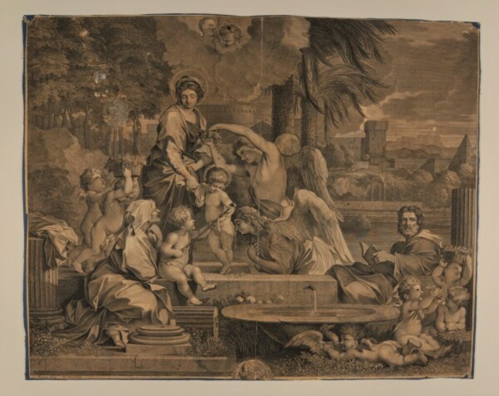 Holy Family with Angels Adoring the Christ Child - Image 2