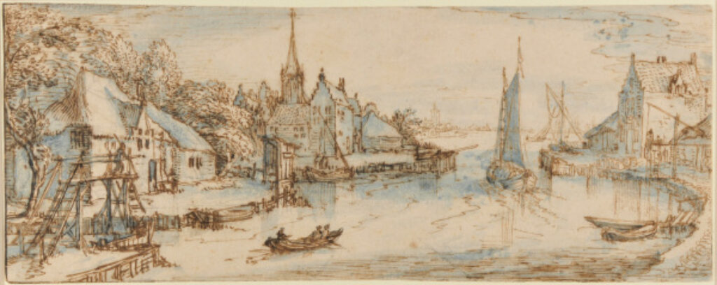 Rustic Buildings beside a River - Image 2