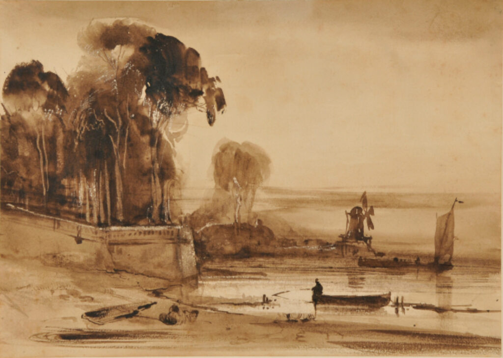 Evening Scene in a Harbor - Image 2