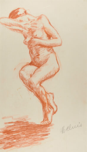 Seated Nude with Hidden Face