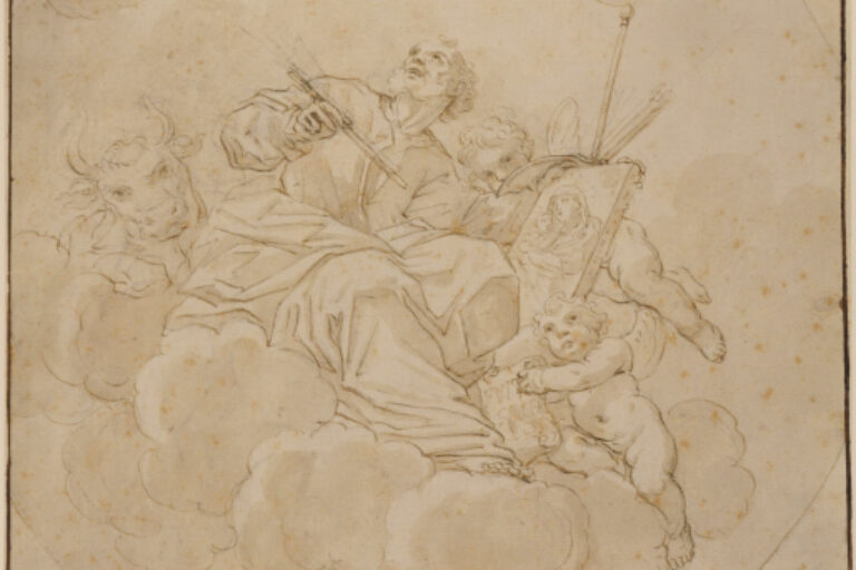ST. LUKE PAINTING A PORTRAIT OF THE VIRGIN