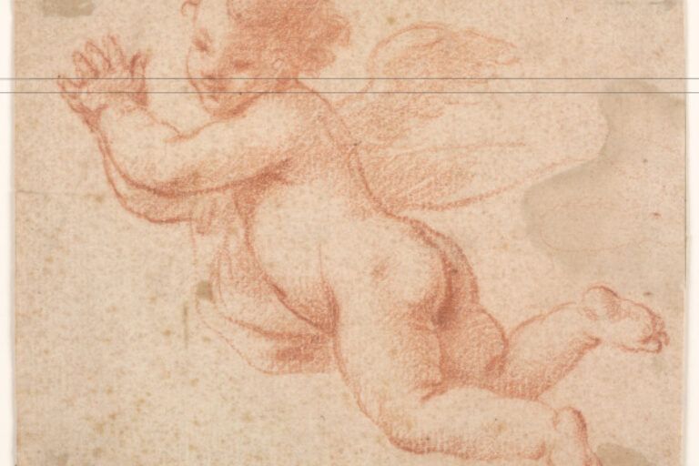 FLYING PUTTO WITH CLASPED HANDS
