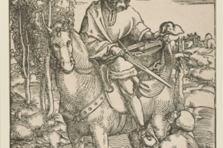ST. MARTIN DIVIDING HIS CLOAK WITH THE BEGGAR