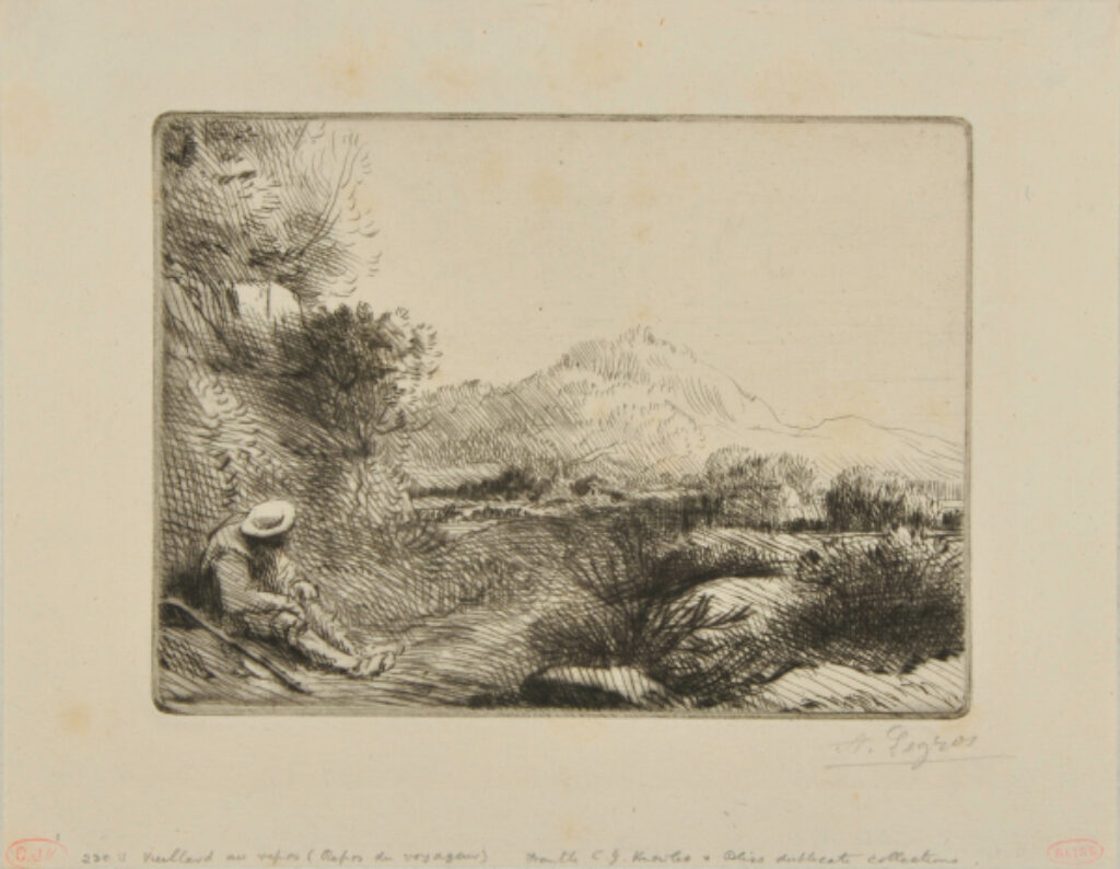 Old Traveller Resting