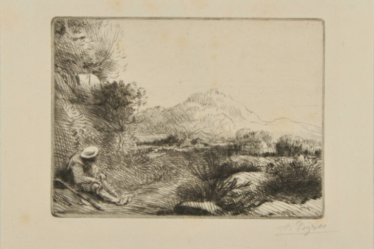 OLD TRAVELLER RESTING