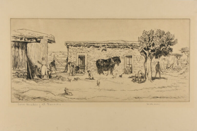 Corn Husking at Granado