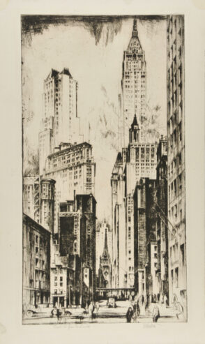 Wall Street from East Side