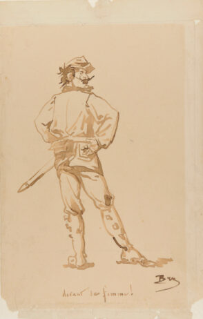 “Devant sa femme”