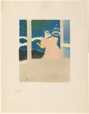 At the Ambassadeurs – Singer at the Café-Concert