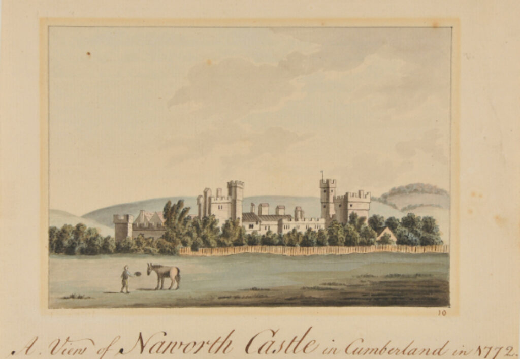 A View of Naworth Castle in Cumberland in 1772 - Image 1