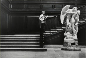 Woman on Steps Aghast of Celestial Love, Washington, D.C.