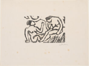 Two Seated Figures