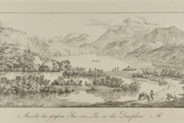 VIEW OF THE BIG LEES OF LUC IN THE DAUPHINE
