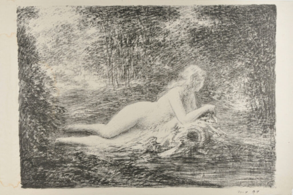 Female Nude in the Woods