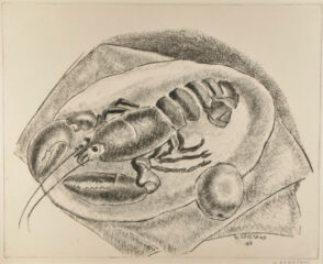 Lobster and Lemon on a Plate