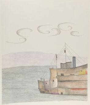 Boat Near Hunter’s Point S.F. Cal.